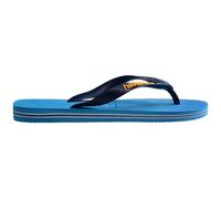 Havaianas - Brasil Logo, Chanclas Icónicas, Cómodas y Duraderas, Tiras con Bandera de Brasil y Suela Antideslizante con Franjas de Colores, Adultos Unisex