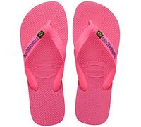 Havaianas Brasil Logo, Chanclas Unisex adulto, Crystal Rose, 43/44 EU