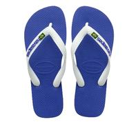 Havaianas - Brasil Logo, Chanclas Icónicas, Cómodas y Duraderas, Tiras con Bandera de Brasil y Suela Antideslizante con Franjas de Colores, Adultos Unisex