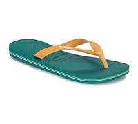 Havaianas Brasil Logo, Chanclas Unisex adulto, Vibe Green, 33/34 EU