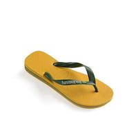 Havaianas - Brasil Logo, Chanclas Icónicas, Cómodas y Duraderas, Tiras con Bandera de Brasil y Suela Antideslizante con Franjas de Colores, Adultos Unisex