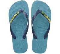 Havaianas - Brasil Logo, Chanclas Icónicas, Cómodas y Duraderas, Tiras con Bandera de Brasil y Suela Antideslizante con Franjas de Colores, Adultos Unisex