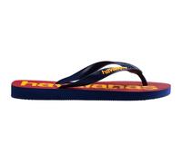 Havaianas - Brasil Logo, Chanclas Icónicas, Cómodas y Duraderas, Tiras con Bandera de Brasil y Suela Antideslizante con Franjas de Colores, Adultos Unisex