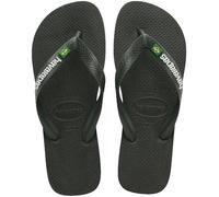 Havaianas Brasil Logo, Chanclas Unisex adulto, Verde Oliva, 45/46 EU