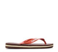 Havaianas Brasil Logo, Chanclas Unisex adulto, Dark Brown Ceramic, 35/36 EU