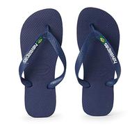 Chanclas Brasil Logo Niña Talla 29/30. Color Azul