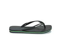 Havaianas Brasil Logo Femenino Negro