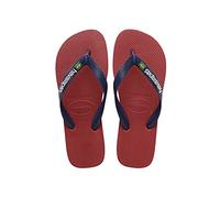Havaianas Brasil Logo (Mini Me), Chanclas Unisex niños, Red, 29/30 EU