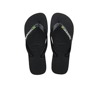 Havaianas Brasil Logo Femenino Negro