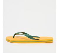 Havaianas - Brasil Logo, Chanclas Icónicas, Cómodas y Duraderas, Tiras con Bandera de Brasil y Suela Antideslizante con Franjas de Colores, Adultos Unisex