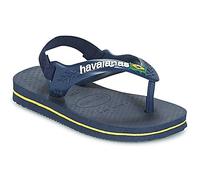 Havaianas Baby Brasil Logo II FlipFlop Unisex niños Navy Blue/Citrus Yellow 22 EU