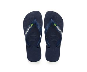 HAVAIANAS Chanclas Brasil Logo. Color azul