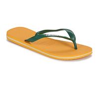 Havaianas - Brasil Logo, Chanclas Icónicas, Cómodas y Duraderas, Tiras con Bandera de Brasil y Suela Antideslizante con Franjas de Colores, Adultos Unisex