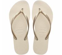 HAVAIANAS Chanclas de cuña Slim Flatform. Color beige