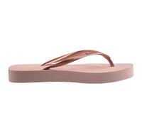 HAVAIANAS Chanclas de cuña Slim Flatform. Color rosa