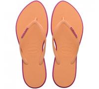 Havaianas Chanclas de punto delgado para mujer, color marrón, Amaranto, 42.5 EU