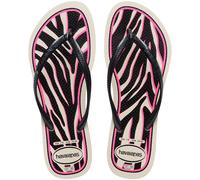 HAVAIANAS Chanclas HAV SLIM ANIMALS. Color Blanco/Rosa/Negro