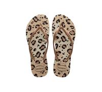 Chanclas Slim Animals Mujer Talla 41/42. Color Marron