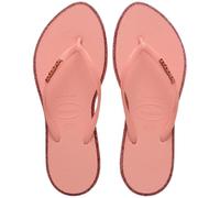 Havaianas Chanclas para mujer Hav. Slim Point Glitter, Cañón Arcilla Flor, 37 EU