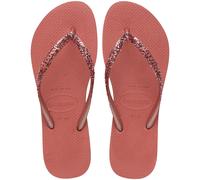 HAVAIANAS Chanclas Slim Glitter II. Color Terracota