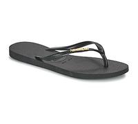 Havaianas Slim Logo Metallic EU 37-38 Black / Gold