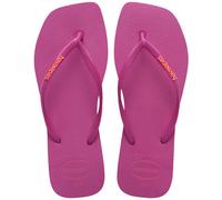 HAVAIANAS Chanclas Square Logo Pop Up. Color Rosa Fucsia