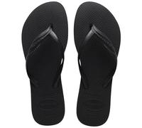 Havaianas - Fantasia, Chanclas Cómodas, Duraderas y Elegantes, Tiras Metalizadas con Cruce en el Lateral, Mujer, Negro, 37/38 EU