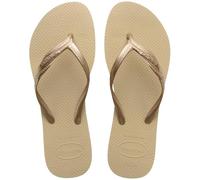 Havaianas - Fantasia, Chanclas Cómodas, Duraderas y Elegantes, Tiras Metalizadas con Cruce en el Lateral, Mujer, 37/38