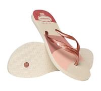 Havaianas - Fantasia Gloss, Chanclas Cómodas, Minimalistas y Versátiles, con Toques Brillantes, Mujer, Rose Gold, 41/42 EU
