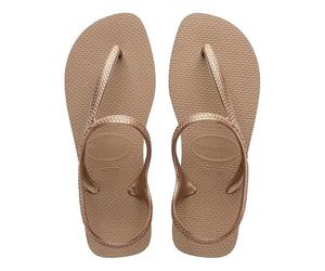 Havaianas - Flash Urban, Sandalias Cómodas, Elegantes y Versátiles, Cierre en Tobillo, Tiras Metálicas Cruzadas, Mujer