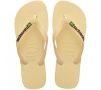 Havaianas HAV.Brasil Logo - Sandalias unisex para adultos, Crema de mantequilla, 43/44 EU
