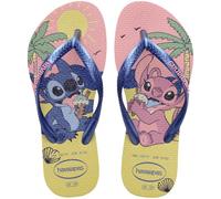 Havaianas HAV. Kids Slim Disney, Chanclas Niñas, Crema, 12/13 UK Child