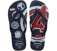 Havaianas HAV. Top Marvel Logomania, Chanclas Unisex Adulto, Azul Marino, Azul Marino, Azul Marino, 10/11 UK