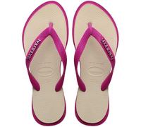 Havaianas Hav. Top Point Fusion - Chanclas para mujer, Rosa Gum/Bege Palha, 35 EU