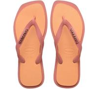 Havaianas Hav. Top Square Fusion - Chanclas para mujer, melocotón, 35 EU