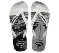 Havaianas Hype, Sandalias Hombre, Blanco Blanco Negro Gris, 39/40 EU