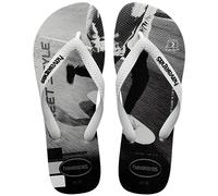 Havaianas Hype, Sandalias Hombre, White/White/Black/Black, 41/42