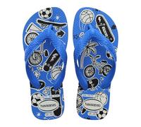 Havaianas - Kids Athletic, Chanclas Infantiles Cómodas y Antideslizantes, Diseño Deportivo con Estampados de Baloncesto y Fútbol, Niños
