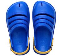 Havaianas Kids Clog, Zuecos Unisex Niños, Star Blue Yellow Gold, 12 UK