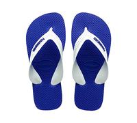 Havaianas Max, Sandalias Unisex Niños, Marine Blue/White, 27/28