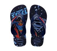 Havaianas Kids Max Herois, Sandalias Niños, Navy Blue/Ruby Red, 25/26