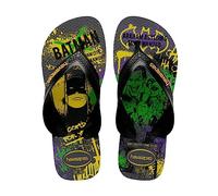 Havaianas Kids Max Herois, Sandalias Niños, Steel Grey/Black, 25/26
