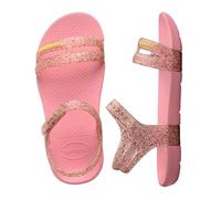 Havaianas - Kids Play Mall Glitter, Sandalias Infantiles con Purpurina, Ergonómicas y Brillantes, Suela Antideslizante y Sujeción Segura, Niñas