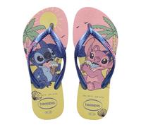 Havaianas - Kids Slim Disney, Chanclas de Lilo & Stitch, Diseño Elegante y Ligero, con Tiras Delicadas y Suela Antideslizante, Niñas