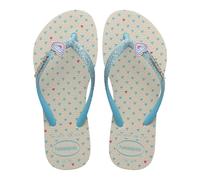 Havaianas - Kids Slim Glitter II, Chanclas con Estampado y Purpurina, Diseño Ligero y Brillante, Suela Antideslizante, Niñas