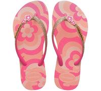 Havaianas - Kids Slim Glitter II, Chanclas con Estampado y Purpurina, Diseño Ligero y Brillante, Suela Antideslizante, Niñas