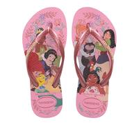 Havaianas - Kids Slim Princess, Chanclas Infantiles de Princesas Disney, Diseño Elegante con Tiras Finas, Suela Antideslizante y Cómoda, Niñas