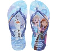 HAVAIANAS Chanclas Kids Slim Princess. Color azul cielo