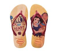 Havaianas Kids Slim Princess, Sandalias Unisex Niños, Golden, 31/32