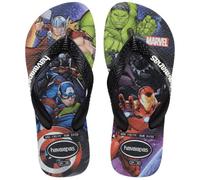 Chanclas Kids Top Marvel II Niña Talla 35/36. Color Negro